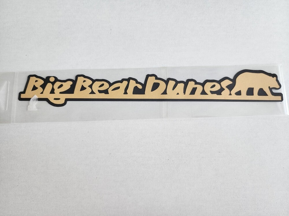 Scrapbooking DieCut - Big Bear Dunes - Vacation Travel Sand - New Vintage #23